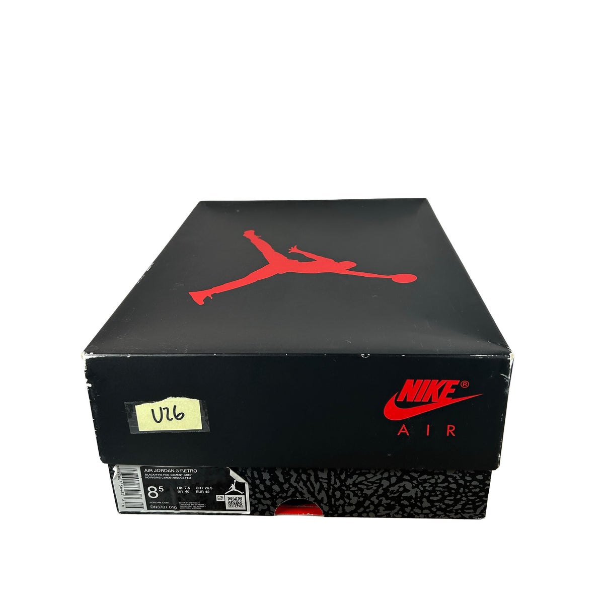DN3707 010 Jordan 3 Retro Black Cement Reimagined (2024) [USED] - 8.5 M (Used26)