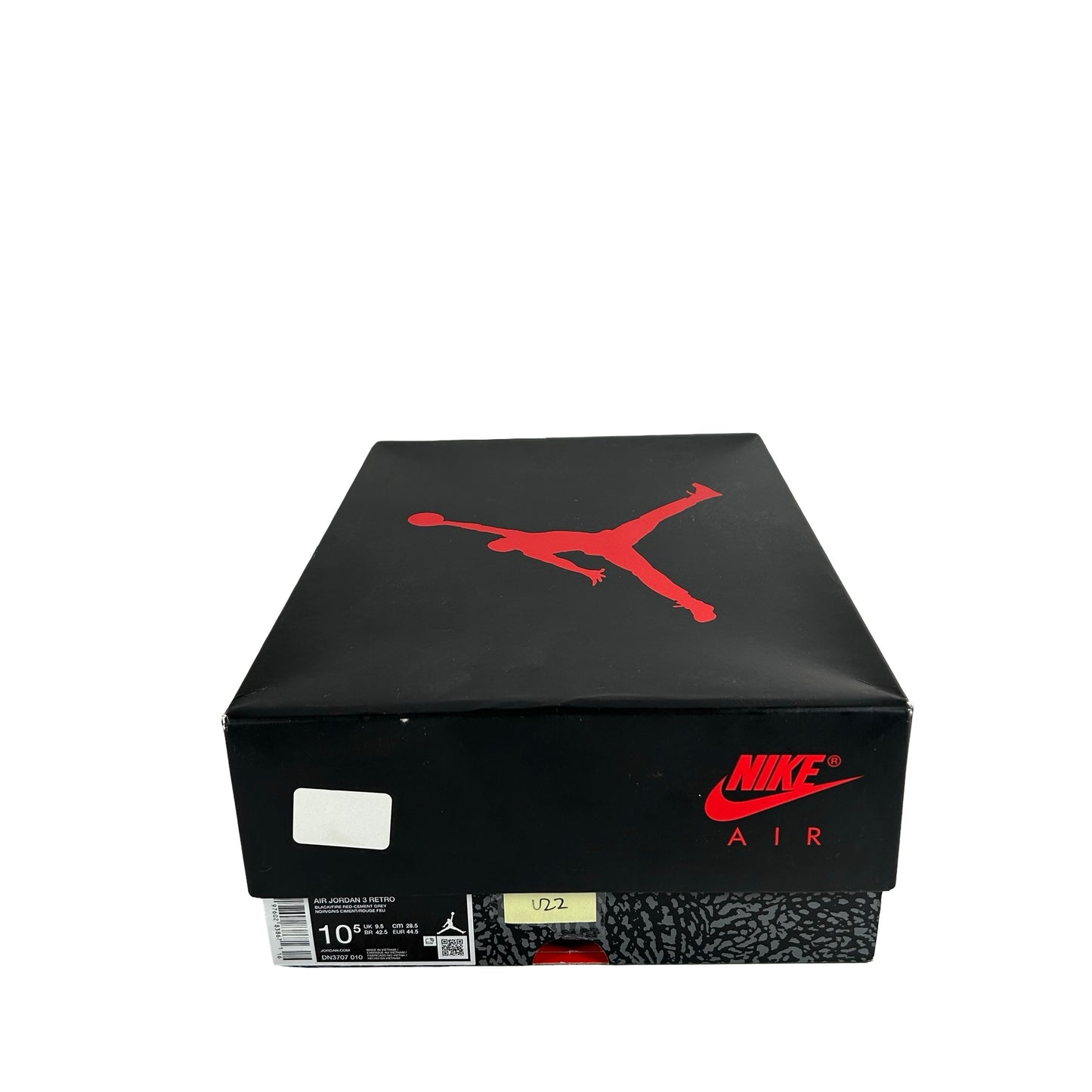 DN3707 010 Jordan 3 Retro OG Black Cement (2024) [USED] - 10.5 M (Used22)