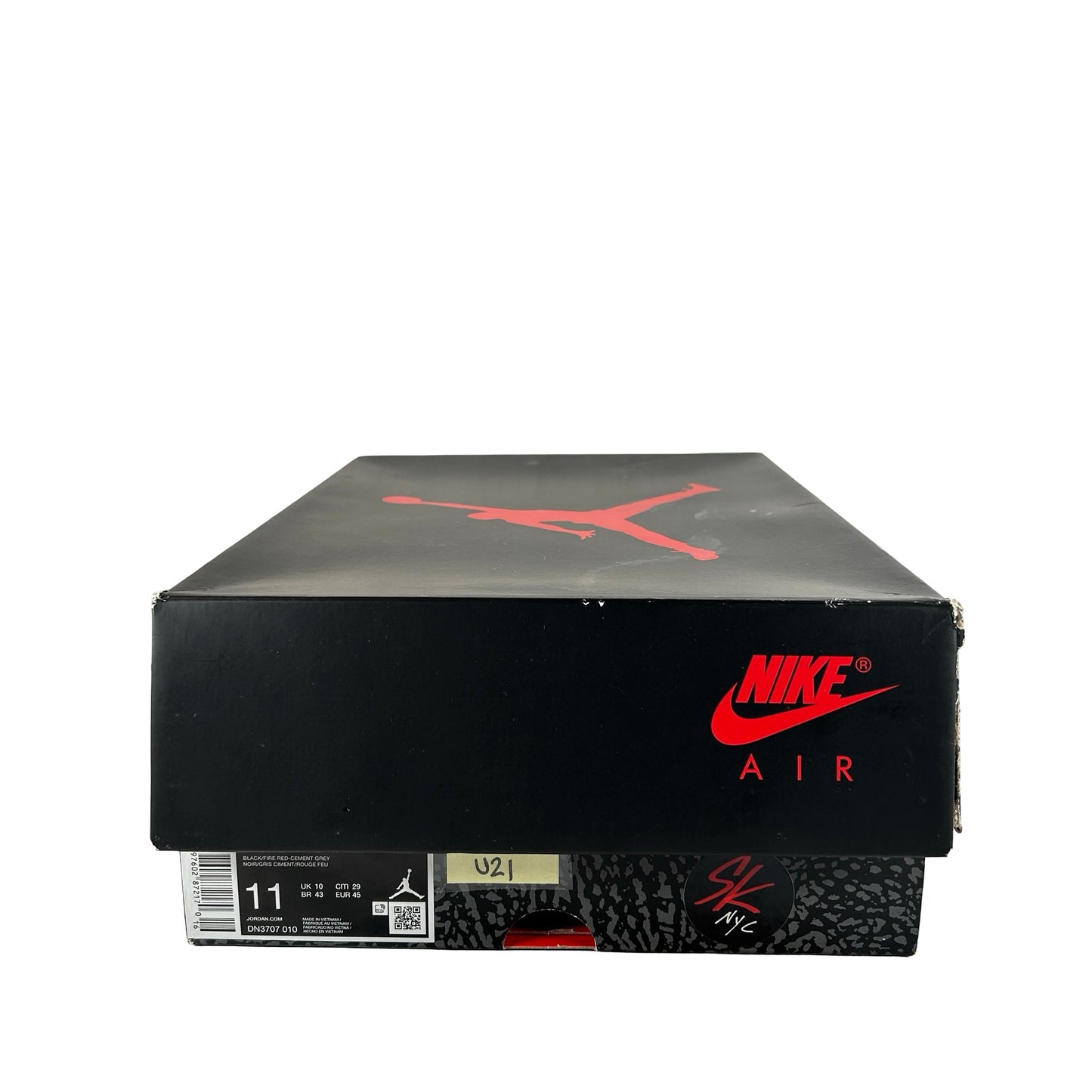 DN3707 010 Jordan 3 Retro OG Black Cement (2024) [USED] - 11 M (Used21)