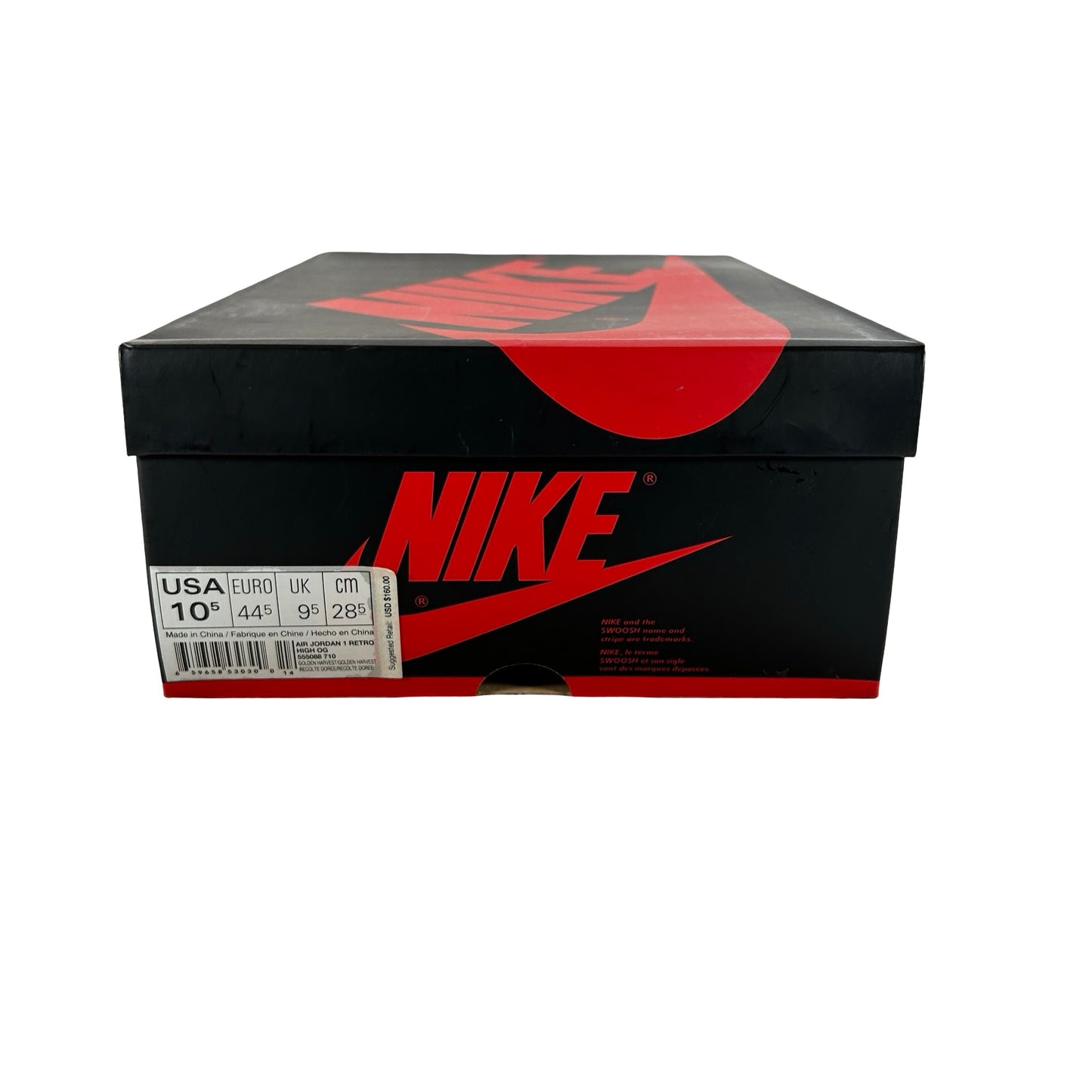 555088 710 Jordan 1 Retro High Wheat [USED] - 10.5 M (Used)