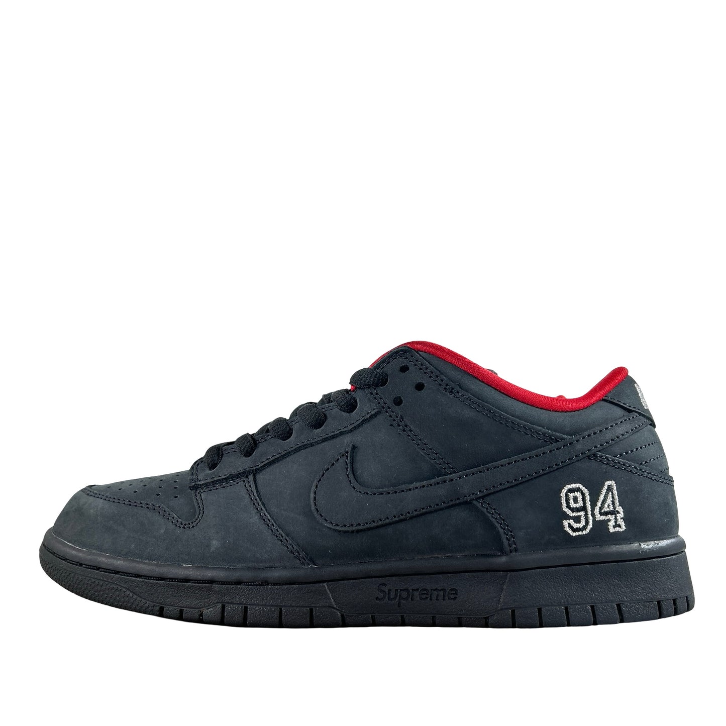 HQ8487 001 Nike SB Dunk Low Supreme 94 Black [USED] - 9 M (Used)