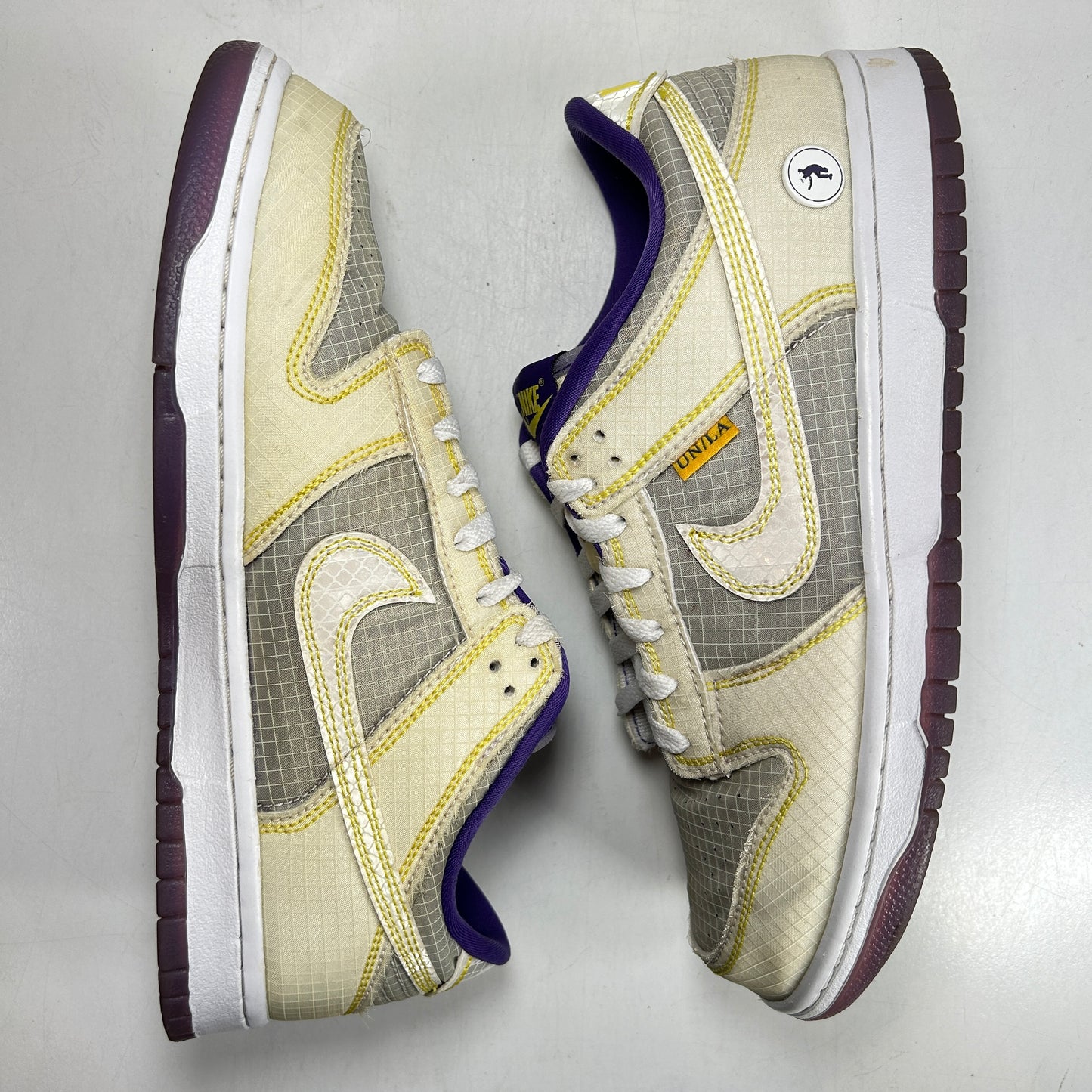 DJ9649 500 Nike Dunk Low Union Passport Pack Court Purple [USED] - 9 M (Used) (No Box2)