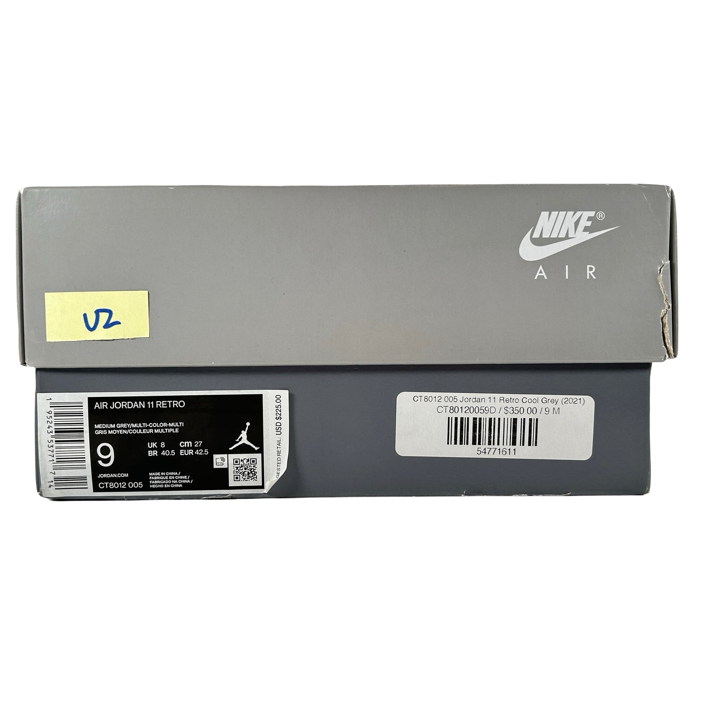 CT8012 005 Jordan 11 Retro Cool Grey (2021) [USED] - 9 M (Used2)