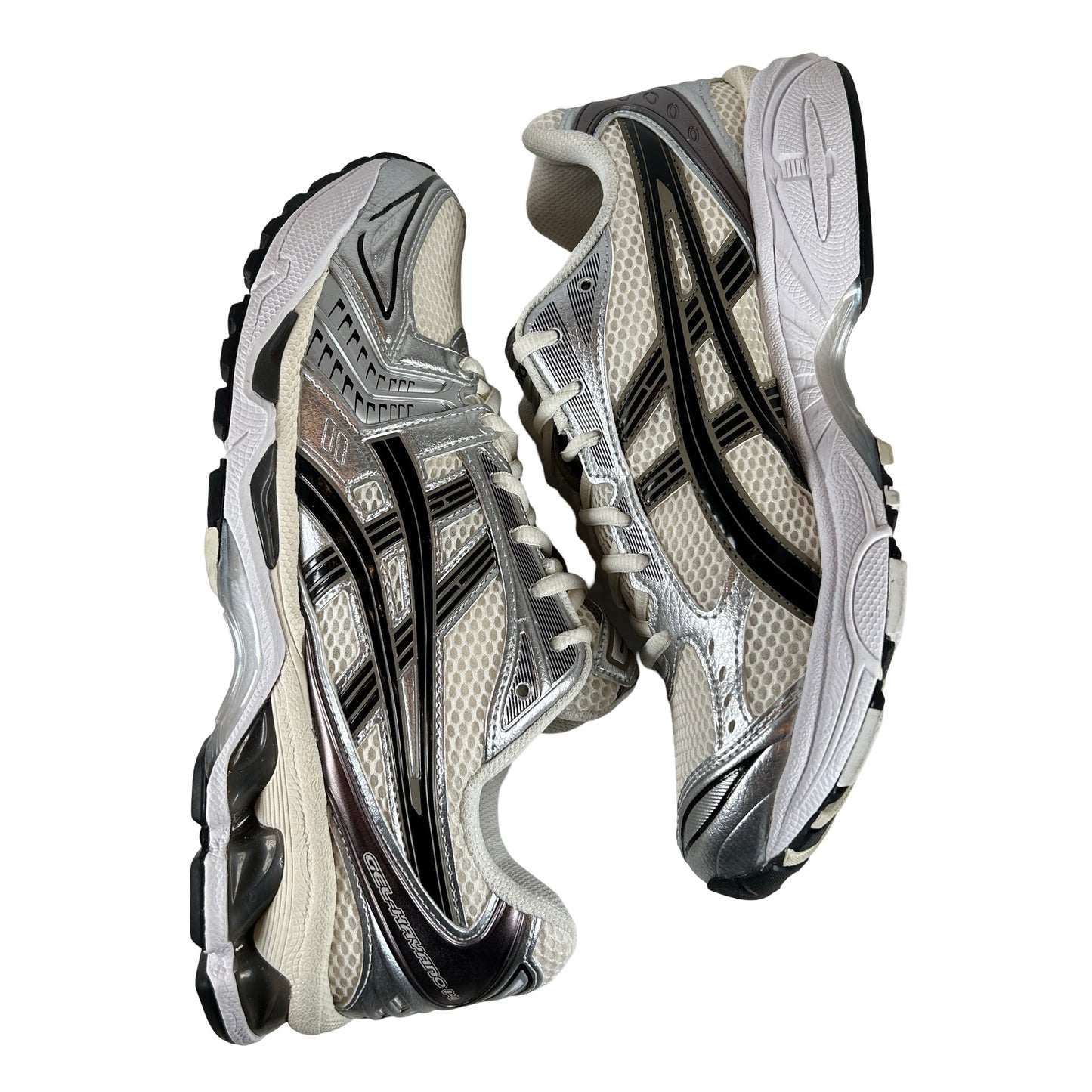 1201A019 108 ASICS Gel-Kayano 14 Cream Black Metallic Plum [USED] - 8.5 M (Used4)