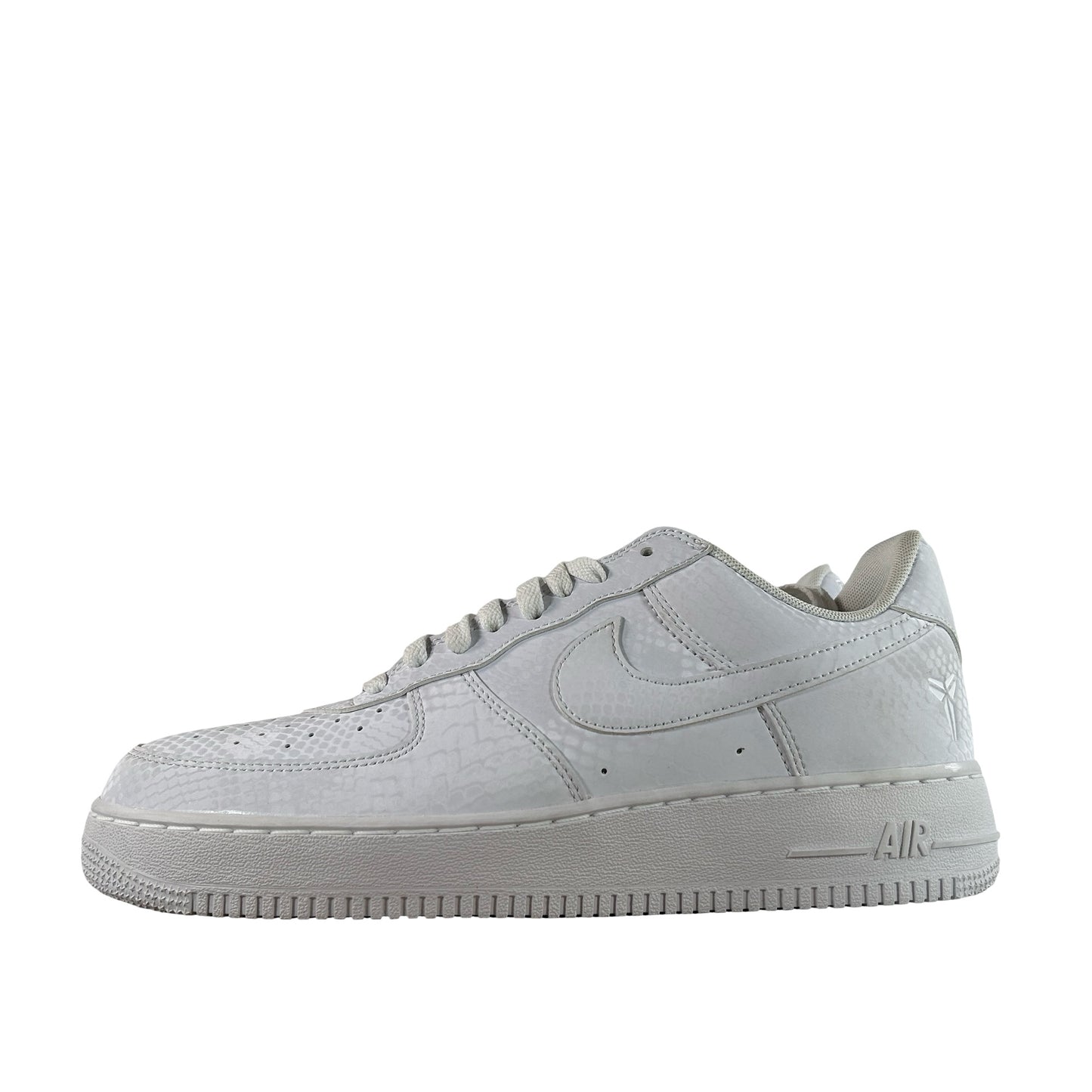 IB0018 100 Nike Air Force 1 Low Kobe Bryant Forever White [USED] - 10 M (Used)