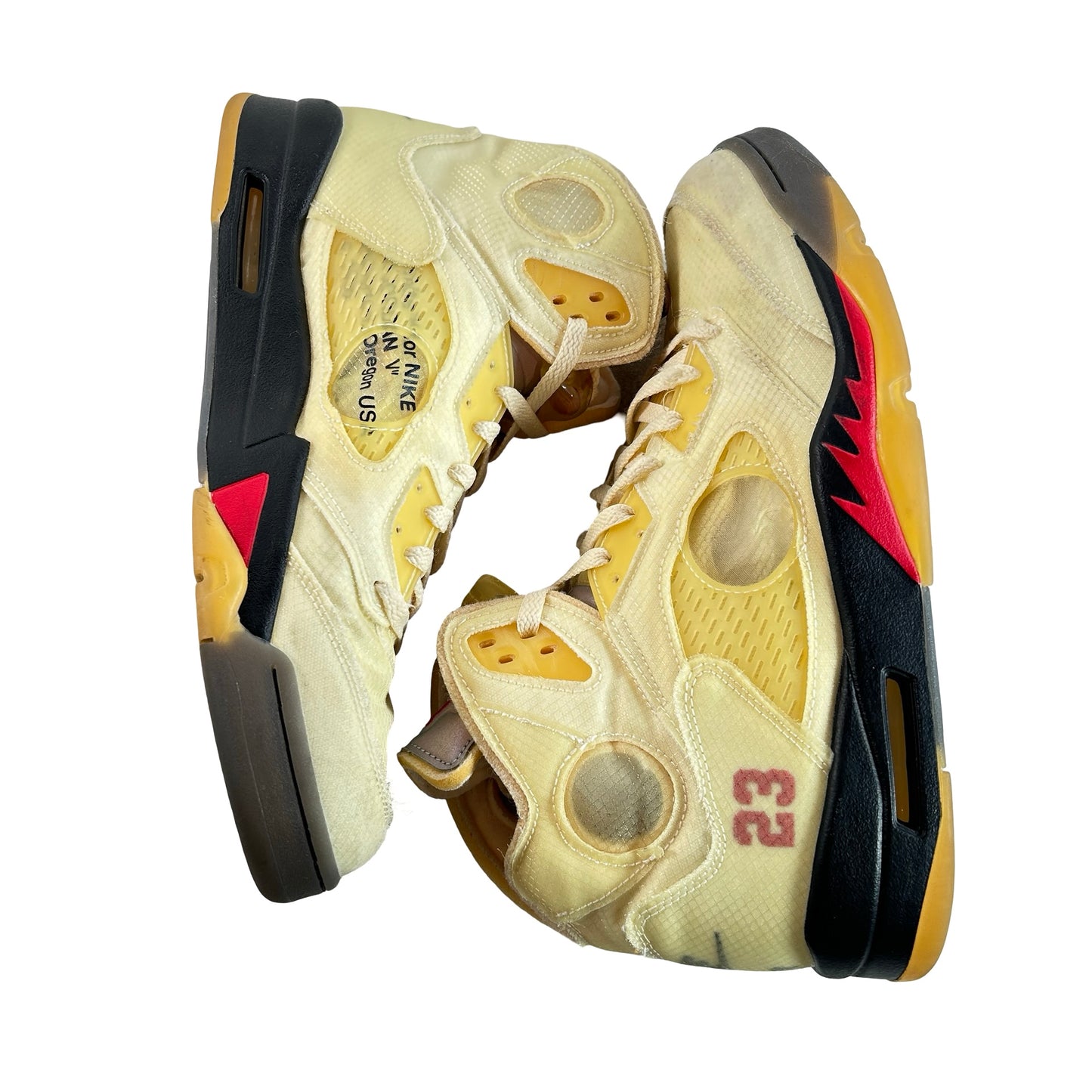 DH8565 100 Jordan 5 Off-White Sail [USED] - 13 M (Used8)