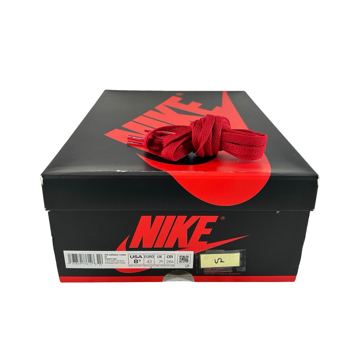 HV6674 067 Jordan 1 Retro High '85 OG Bred (2025) [USED] - 8.5 M (Used2)