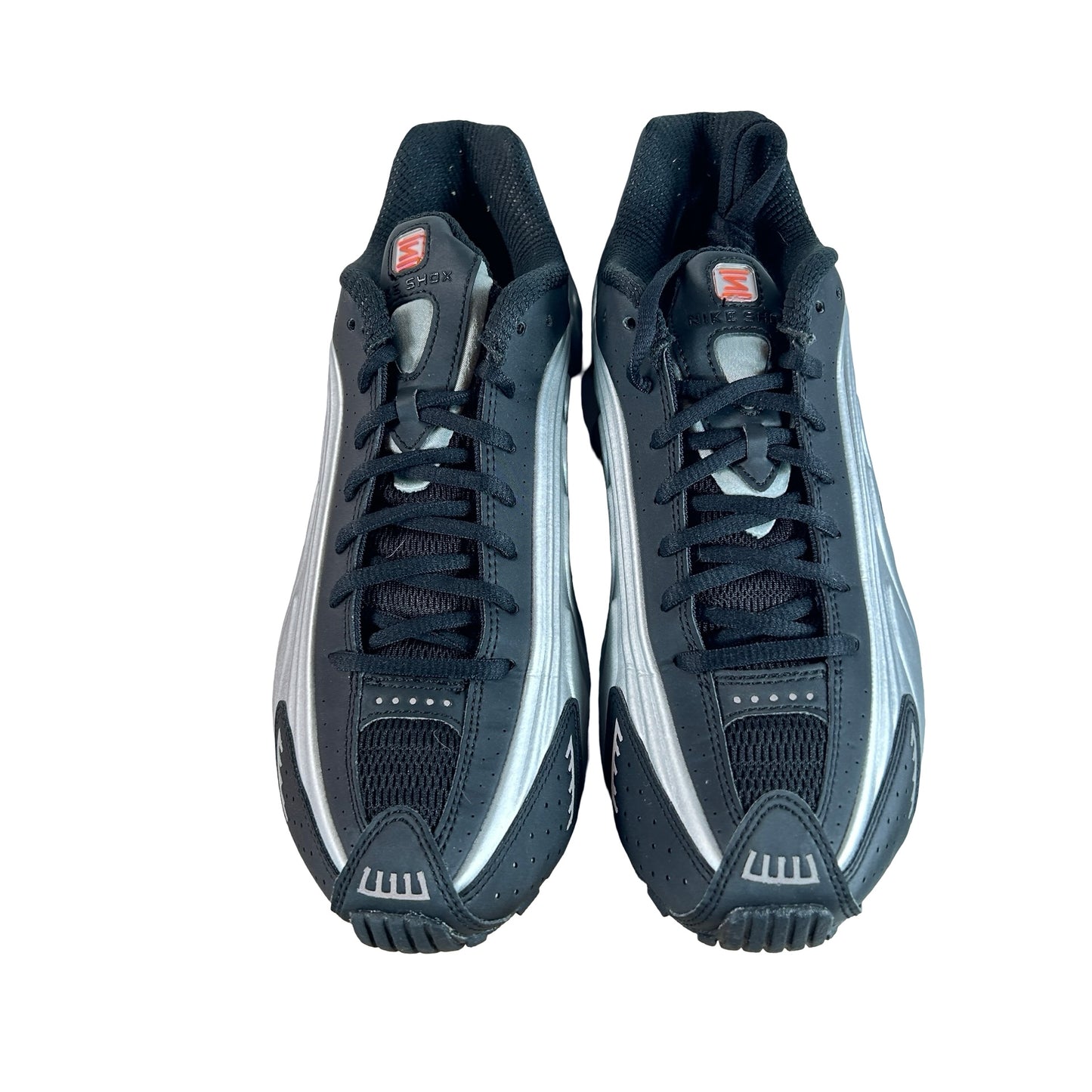 BV1111 008 Nike Shox R4 Black Metallic Silver (2018/2024) [USED] - 9.5 M (Used2)