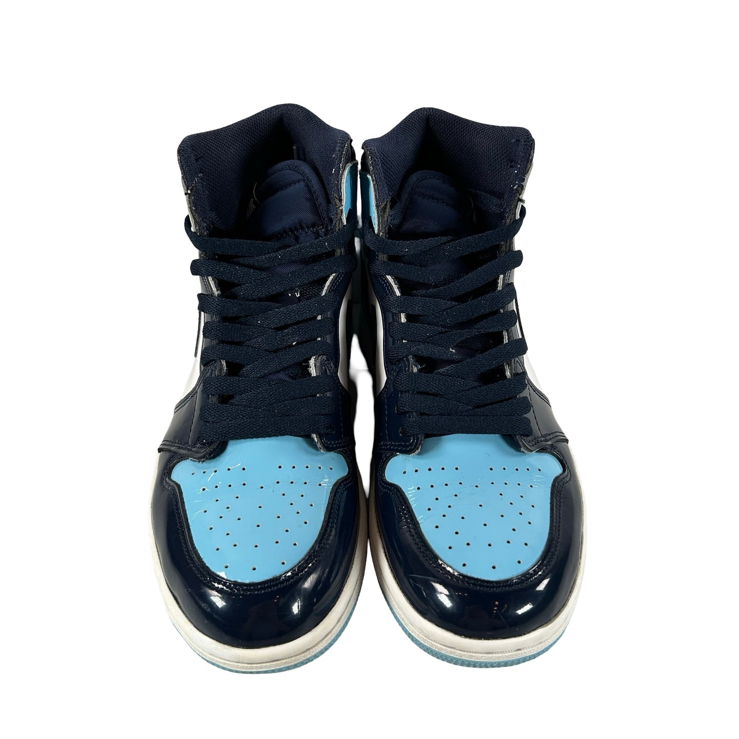 CD0461 401 Jordan 1 Retro High UNC Patent (Women's) [USED] - 9.5 W (Used)