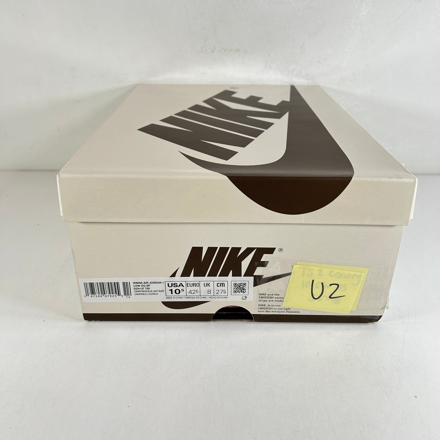 DZ4137 700 Jordan 1 Retro Low OG SP Travis Scott Canary (Women's) [USED] - 10.5 W (Used2)
