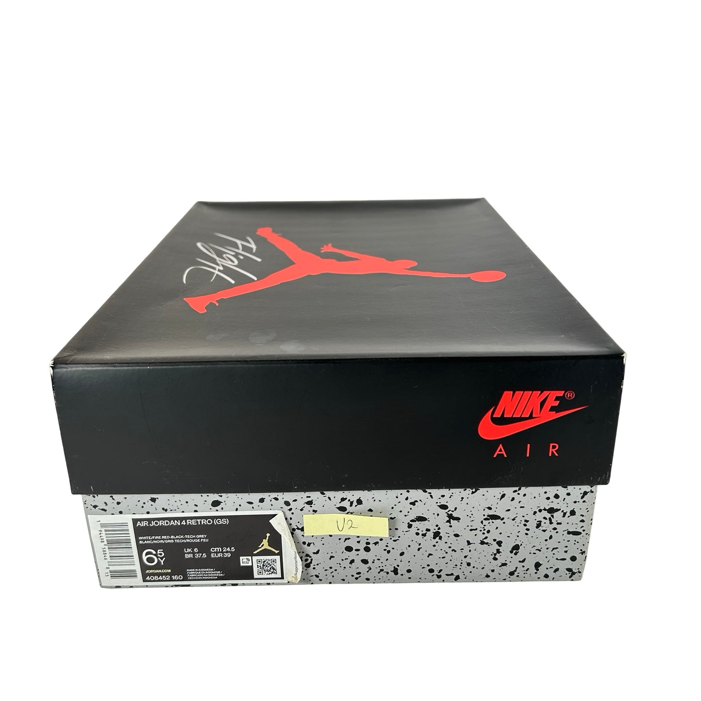 408452 160 Jordan 4 Retro Fire Red (2020) (GS) [USED] - 6.5 Y (Used2)