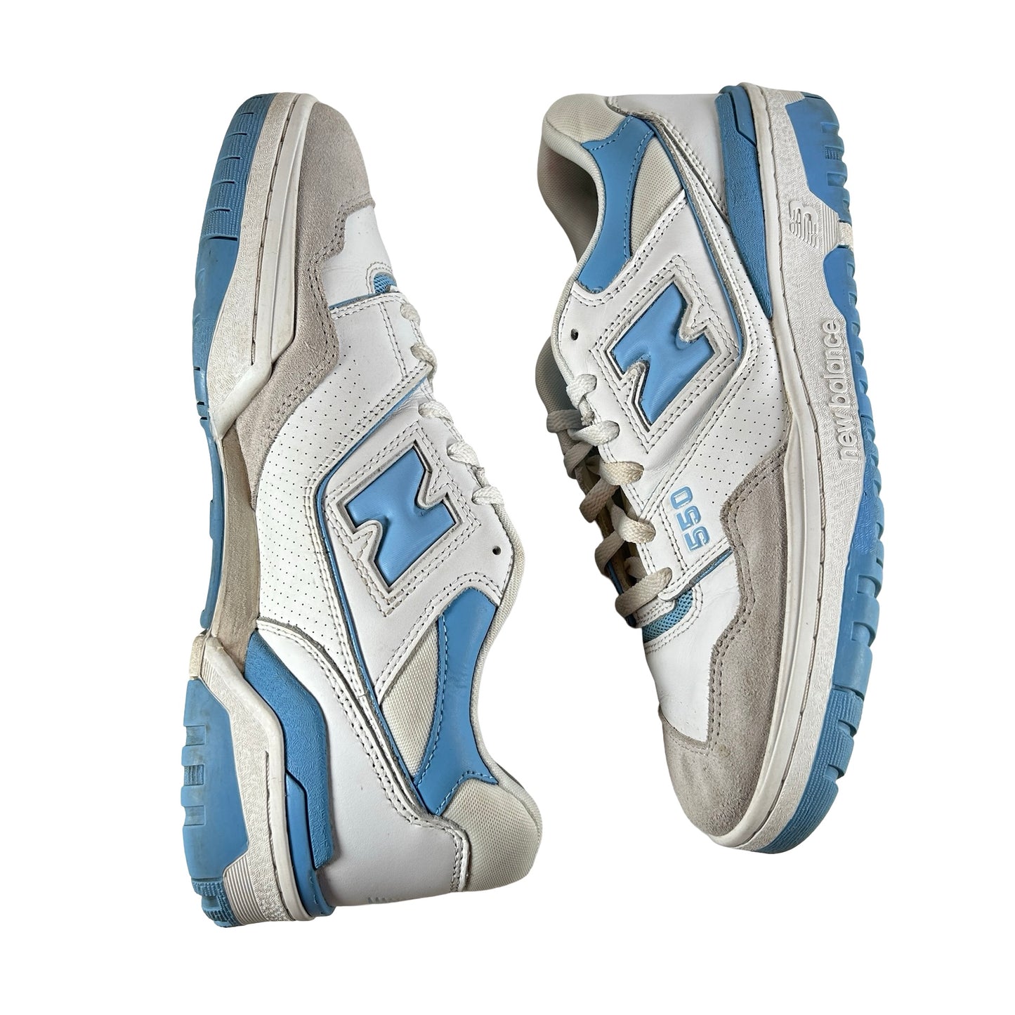 BB550LSB New Balance 550 White Blue Haze Rain Cloud [USED] - 11 M (Used) (No Box)