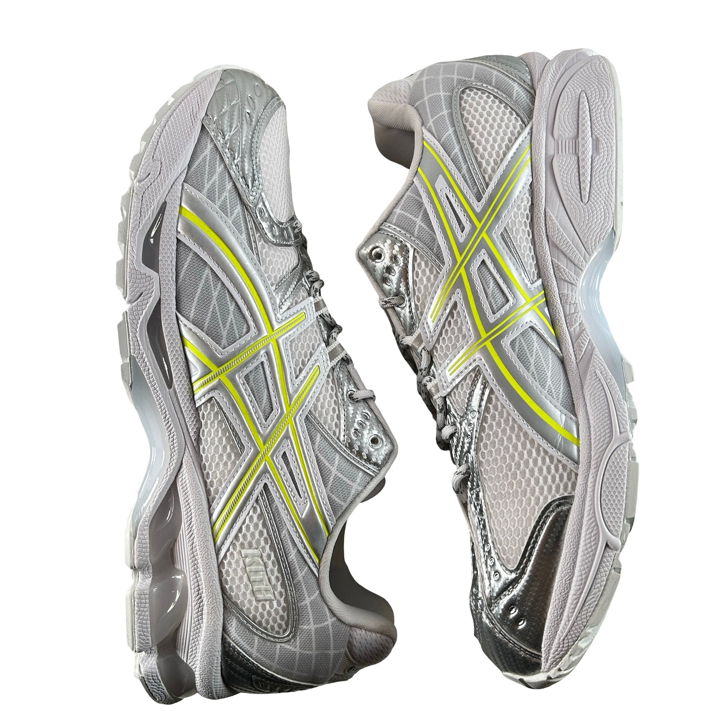 1203A844 100 ASICS Gel-Nimbus 10.1 Kith White Pure Silver [USED] - 12 M (Used)