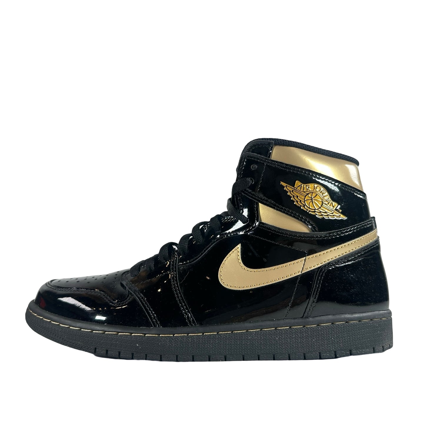 555088 032 Jordan 1 Black/Gold [USED] - 10.5 M (Used2)