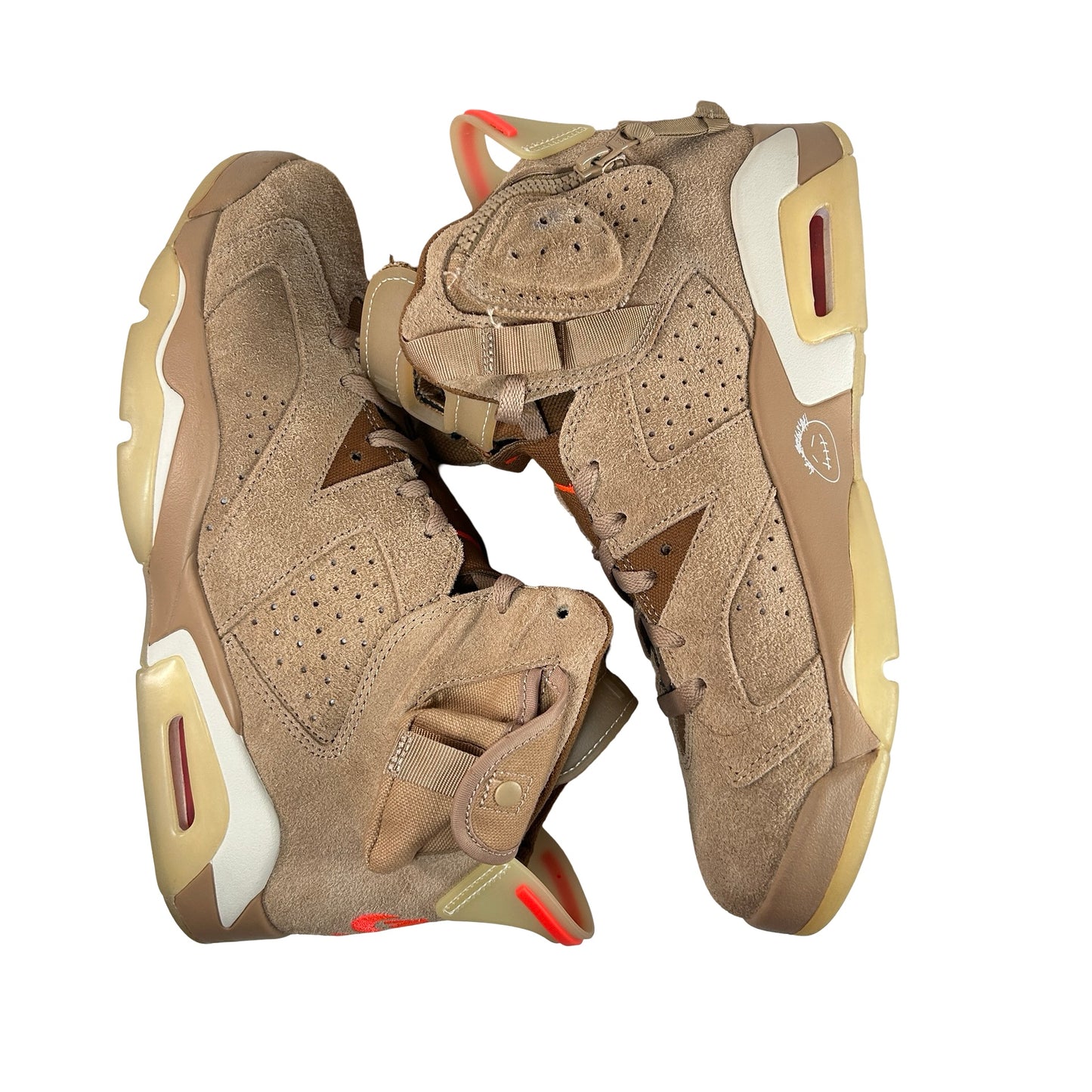 DH0690 200 Jordan 6 Retro Travis Scott British Khaki [USED] - 9.5 M (Used) (No Box)