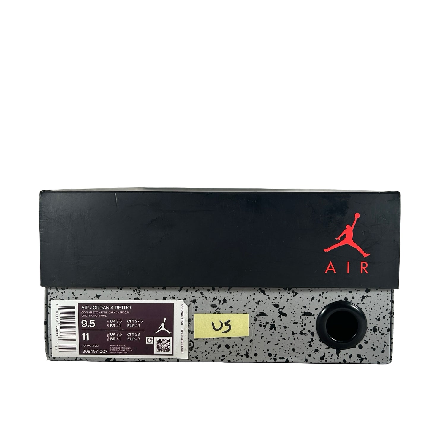 308497 007 Jordan 4 Retro Cool Grey (2019) [USED] - 9.5 M (Used5)