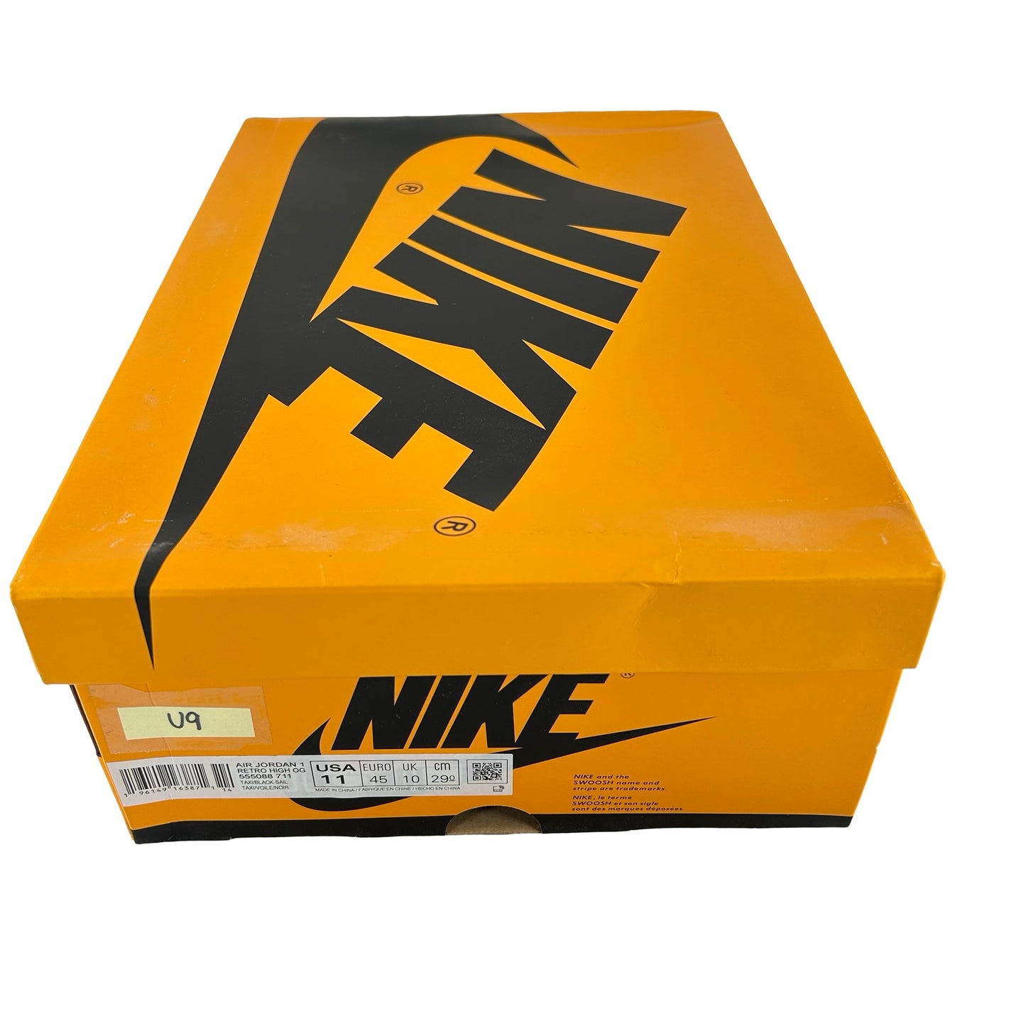 555088 711 Jordan 1 Retro High OG Yellow Toe [USED] - 11 M (Used9)
