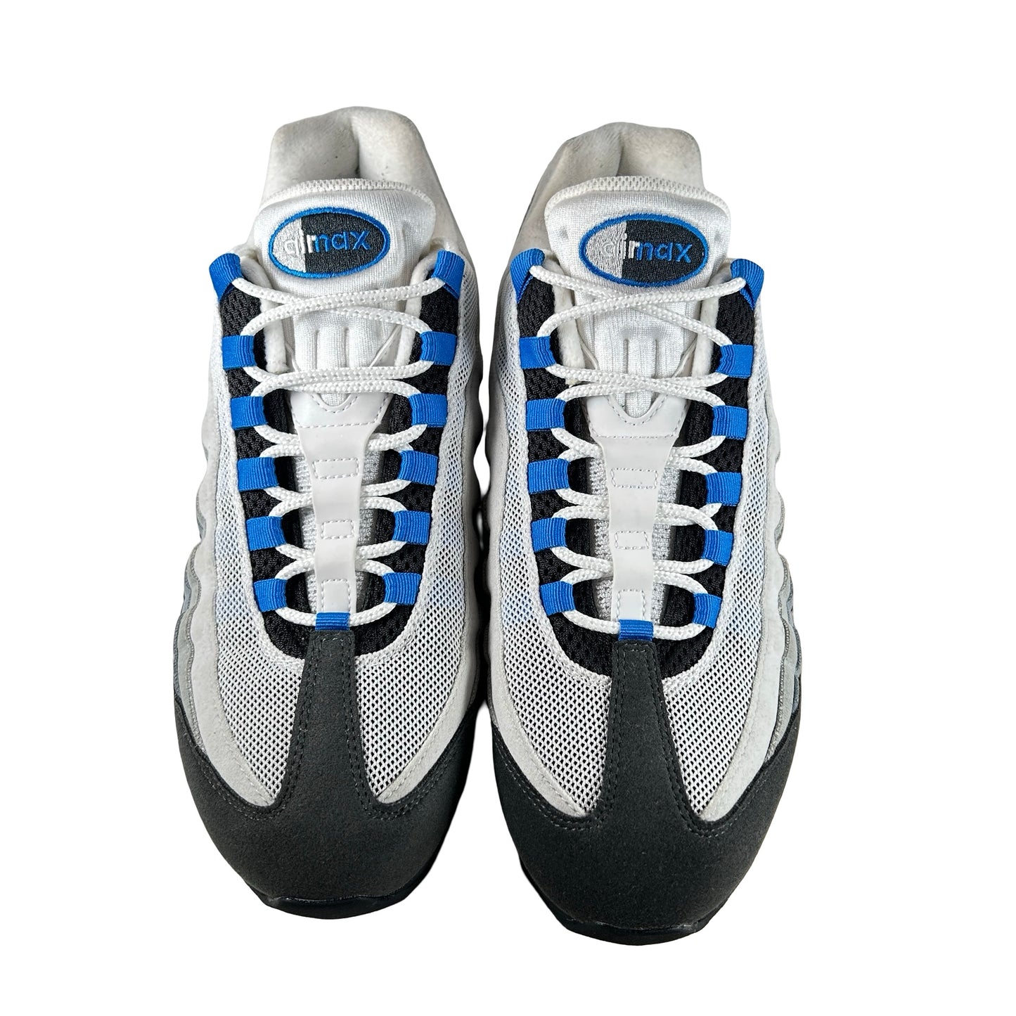 IM7410 100 Nike Air Max 95 OG Big Bubble Blue Spark [USED] - 10 M (Used3) (NO INSOLES)