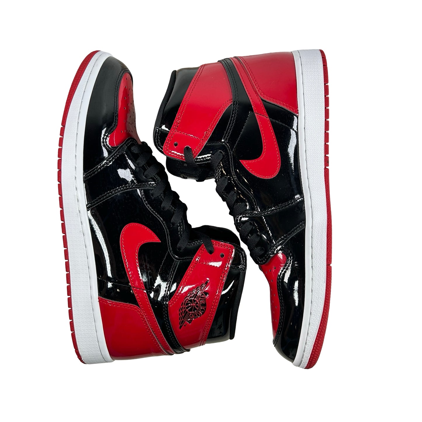 555088 063 Jordan 1 Retro High OG Patent Bred [USED] - 12 M (Used5)