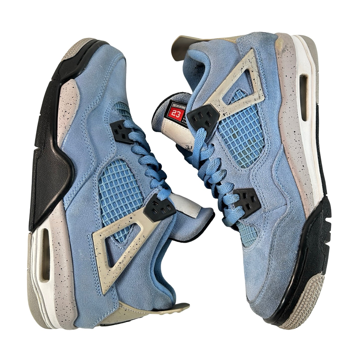 408452 400 Jordan 4 Retro University Blue (GS) [USED] - 7 Y (Used) (No Box4)