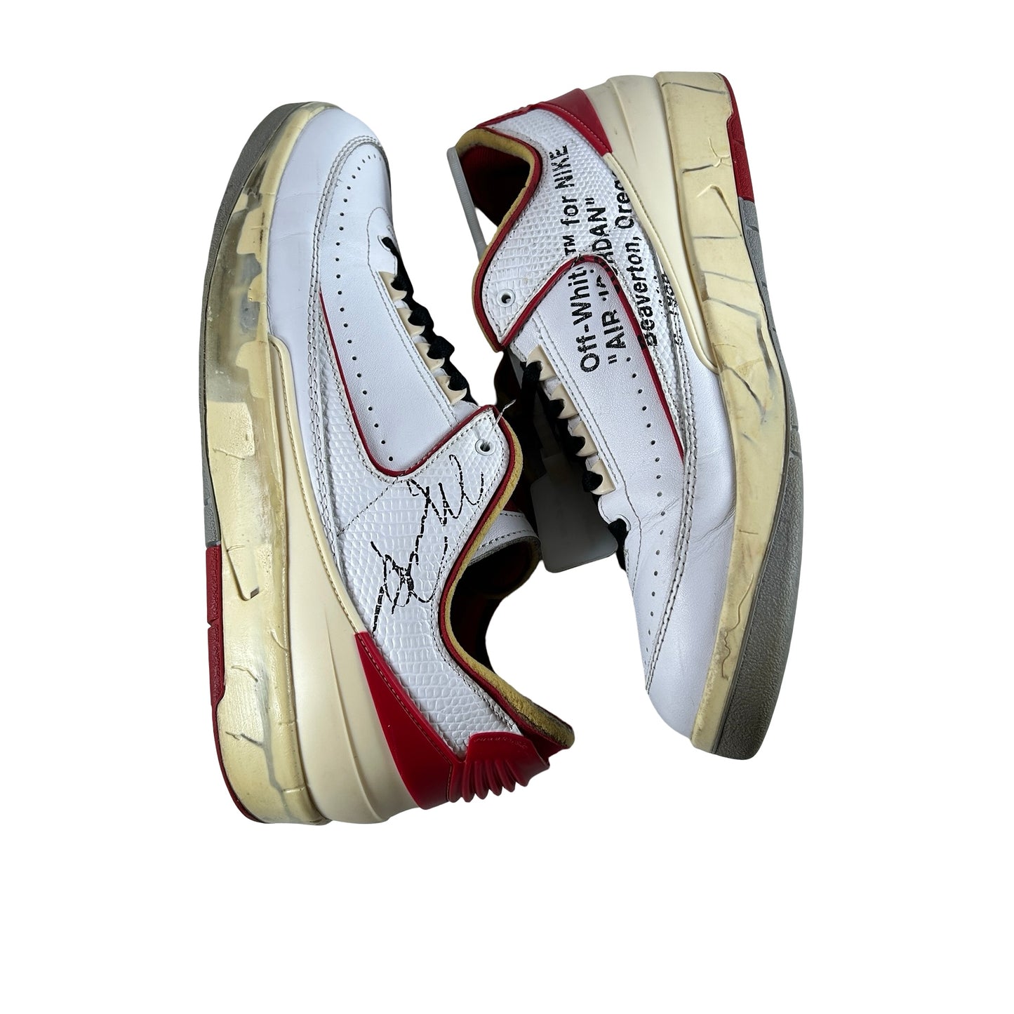 DJ4375 106 Jordan 2 Retro Low SP Off-White White Red [USED] - 11.5 M (Used3)