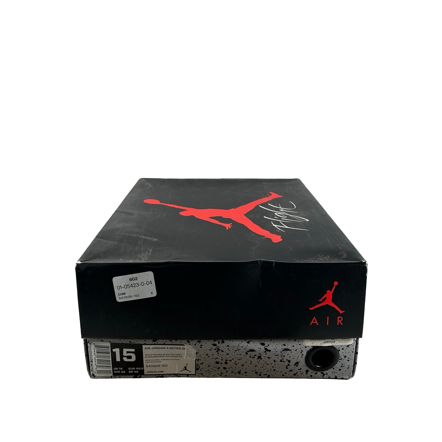 840606 192 Jordan 4 White Cement [USED] - 15 M (Used)