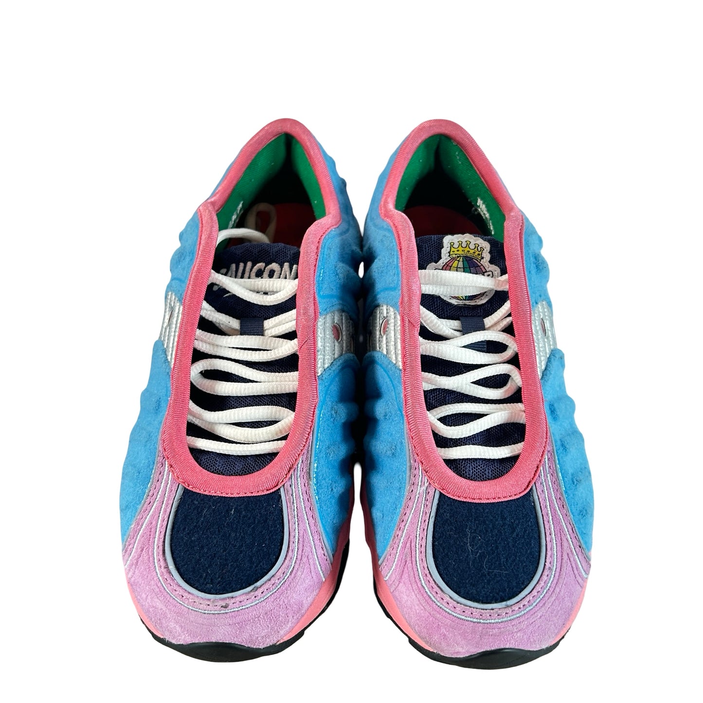S70922-2 Saucony Matrix Jae Tips No Shoes In The House Blue Pink [USED] - 6 M (Used)