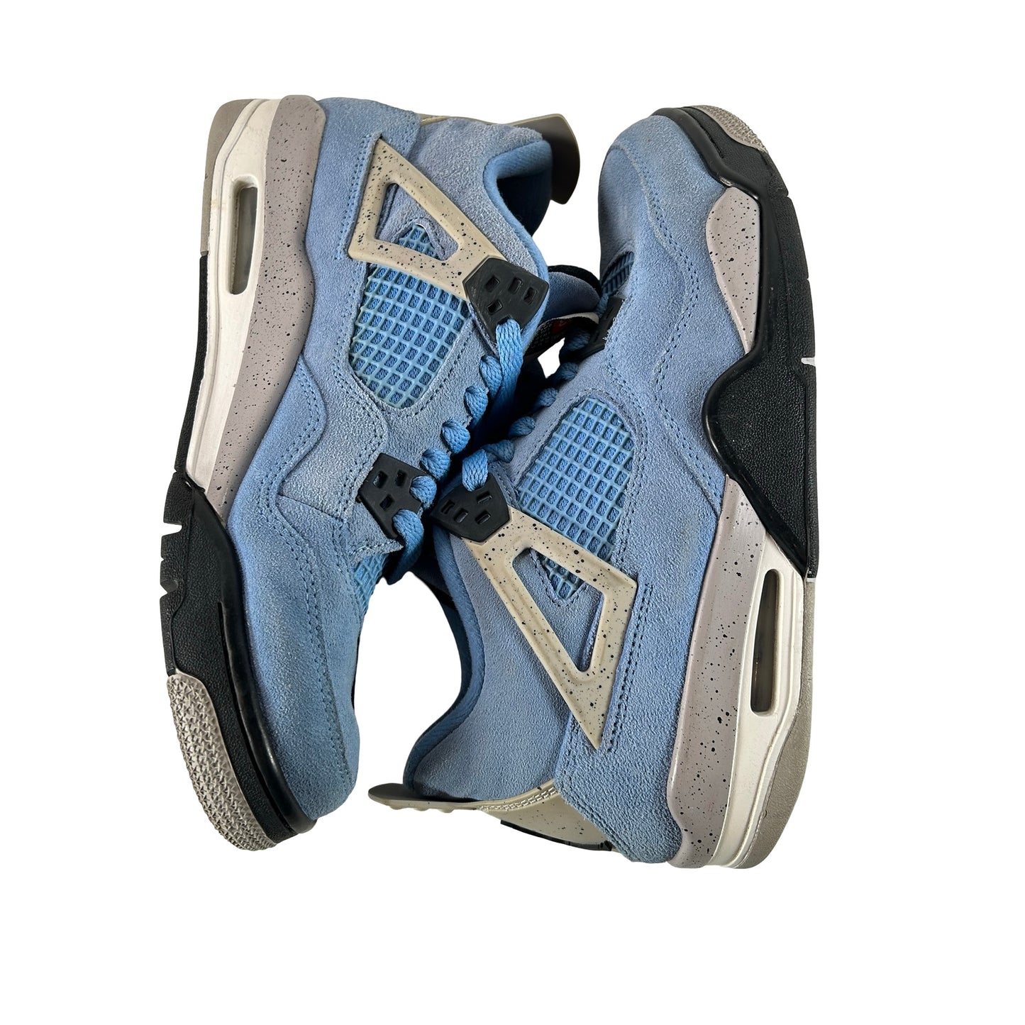 408452 400 Jordan 4 Retro University Blue (GS) [USED] - 7 Y (Used5) (No Box5)