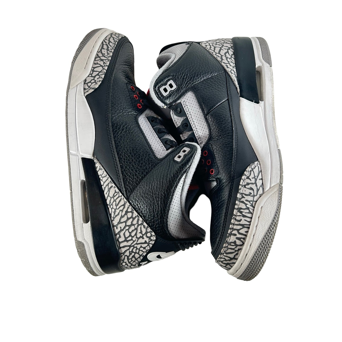 854262 001 Jordan 3 Black Cement 2018 [USED] - 11 M (Used4) (No Box4)