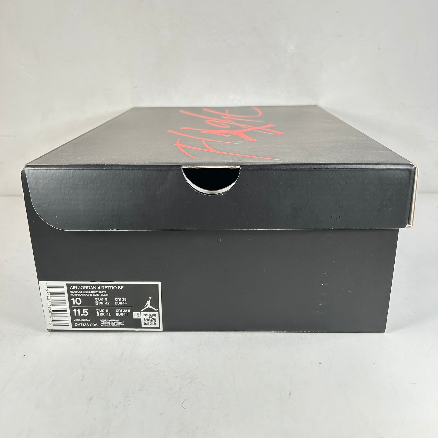 DH7138 006 Jordan 4 Retro SE Black Canvas [USED] - 10 M (Used4)