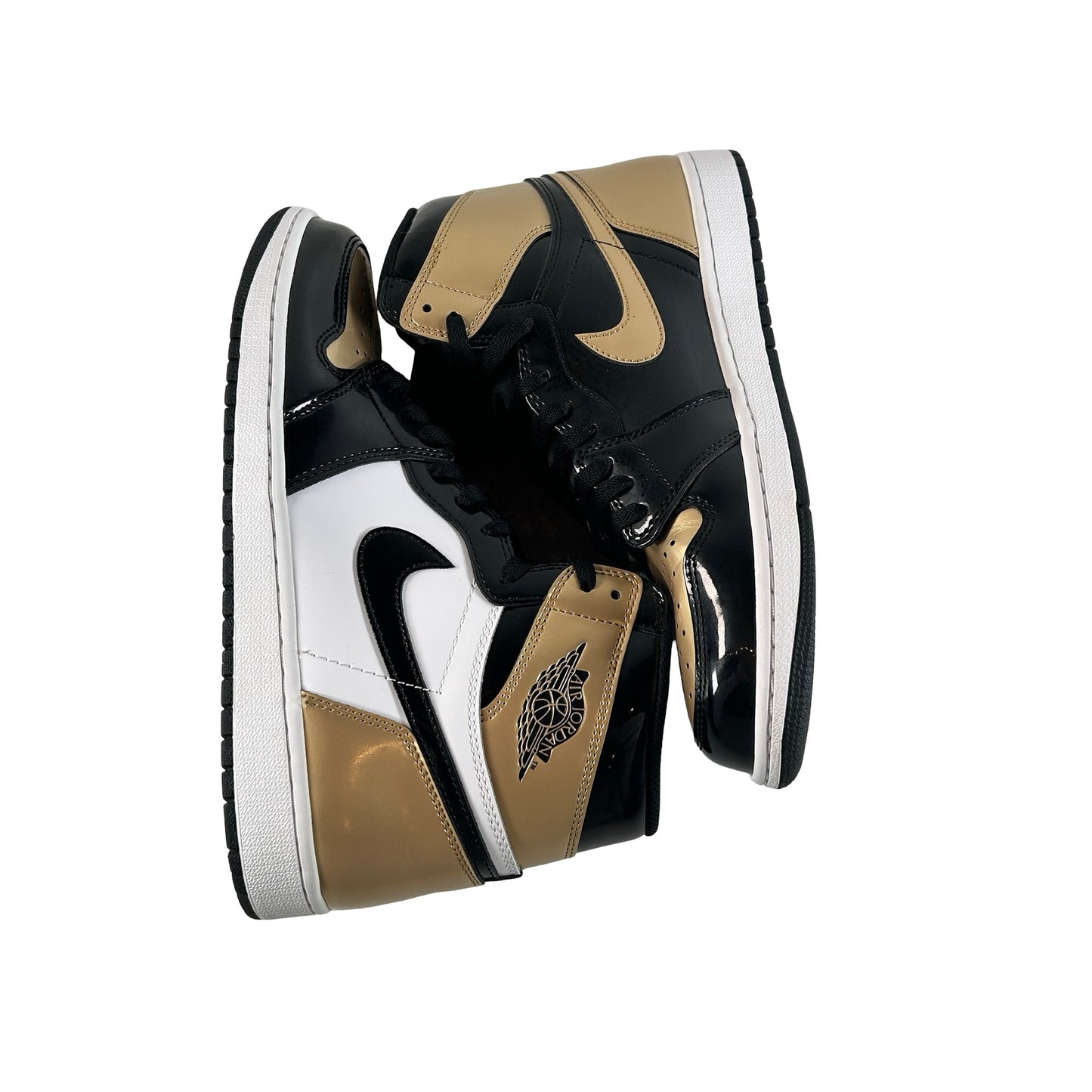 861428 007 Jordan 1 Retro High NRG Patent Gold Toe [USED] - 11 M (Used7)