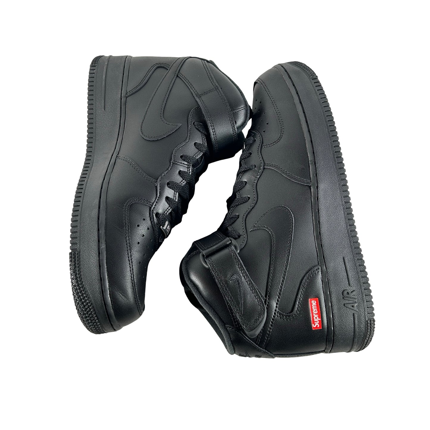 FZ8784 001 Nike Air Force 1 Mid Supreme Black [USED] - 9.5 M (Used)