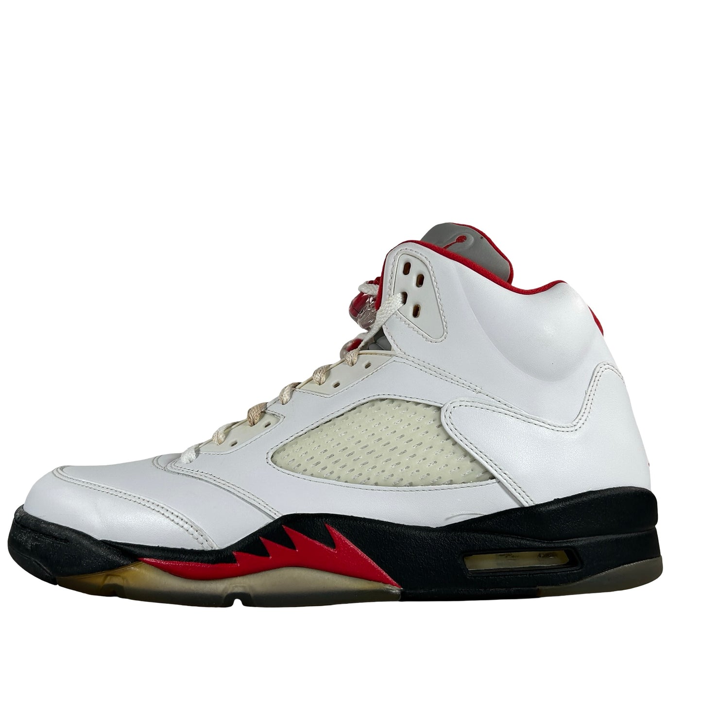 136027 100 Jordan 5 Retro Fire Red (2013) [USED] - 13 (Used)