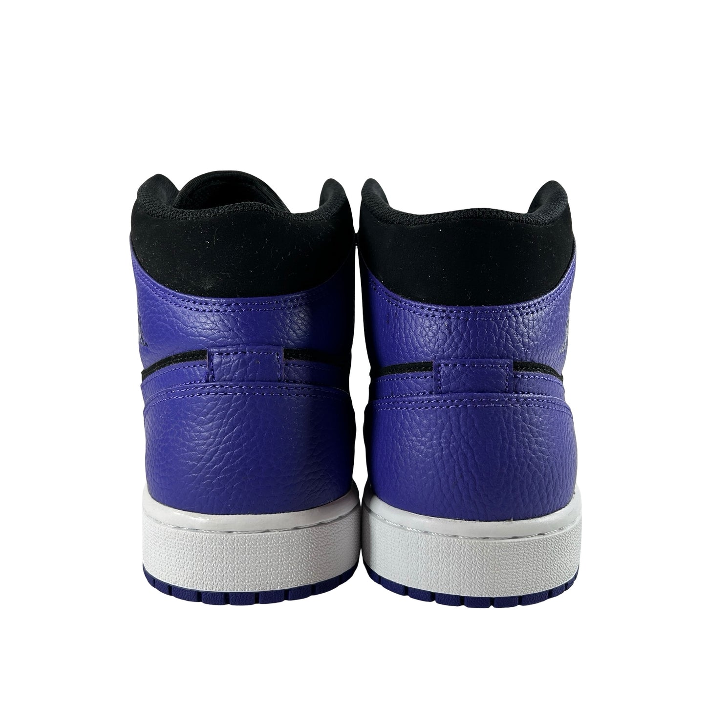 554724 051 Jordan 1 Mid Black Dark Concord [USED] - 12 M (VNDS)