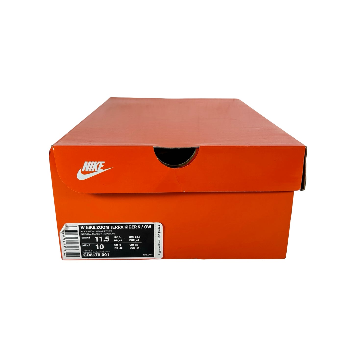 CD8179 001 Nike Zoom Terra Kiger 5 Off-White Black (Women's) [USED] - 11.5 W (Used)