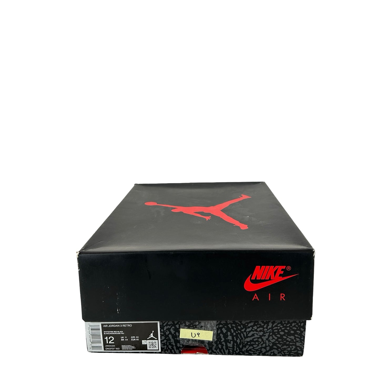 DN3707 160 Jordan 3 Retro Fire Red (2022) [USED] - 12 M (Used9)