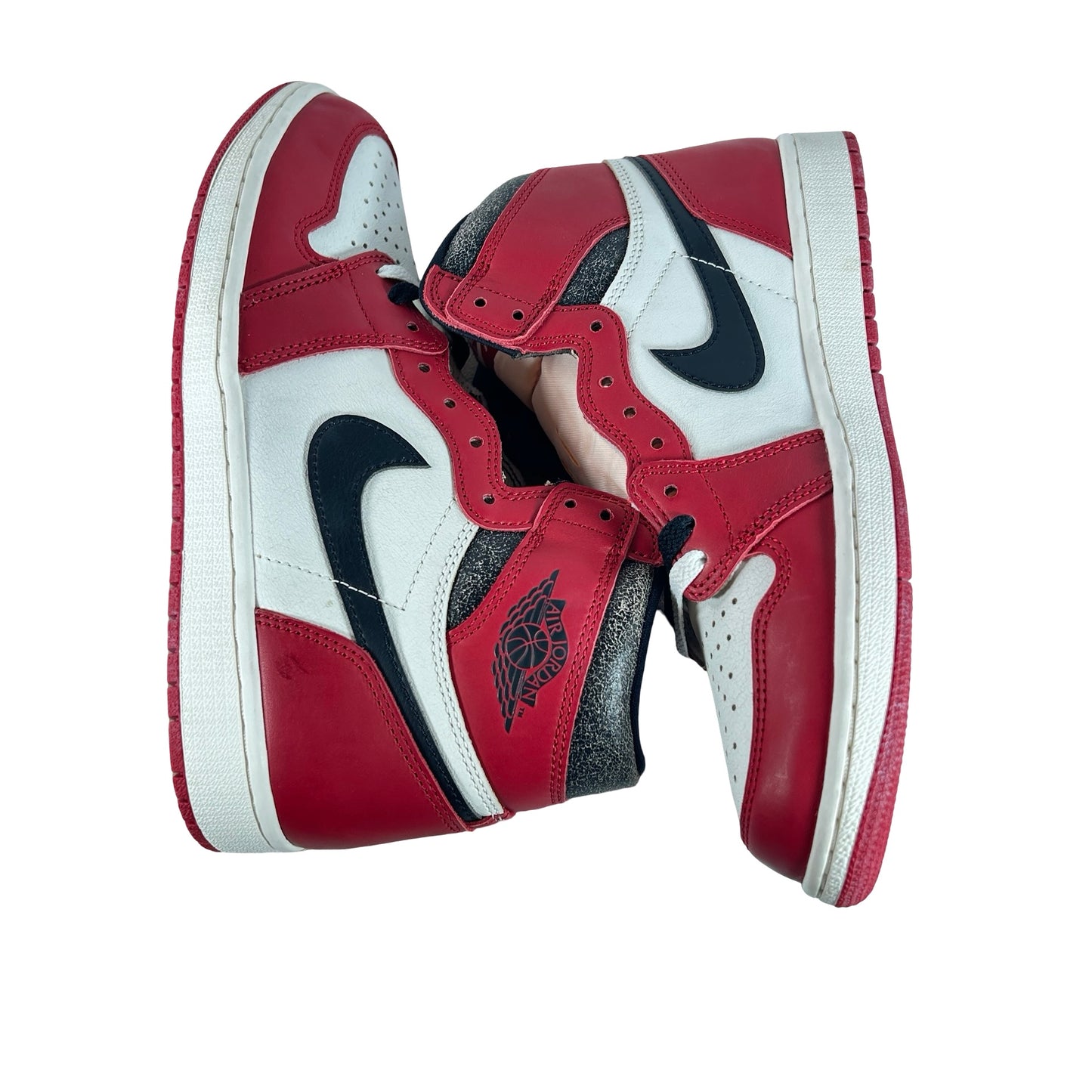DZ5485 612 Jordan 1 Retro High OG Chicago Lost and Found [Mark On Back Midsole Left Shoe] [No Box] - 9.5 M
