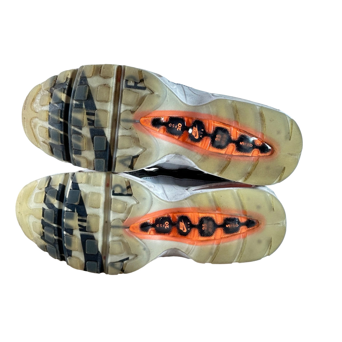 DD1871 001 Nike Air Max 95 Kim Jones Black Total Orange [USED] - 10 M (Used)