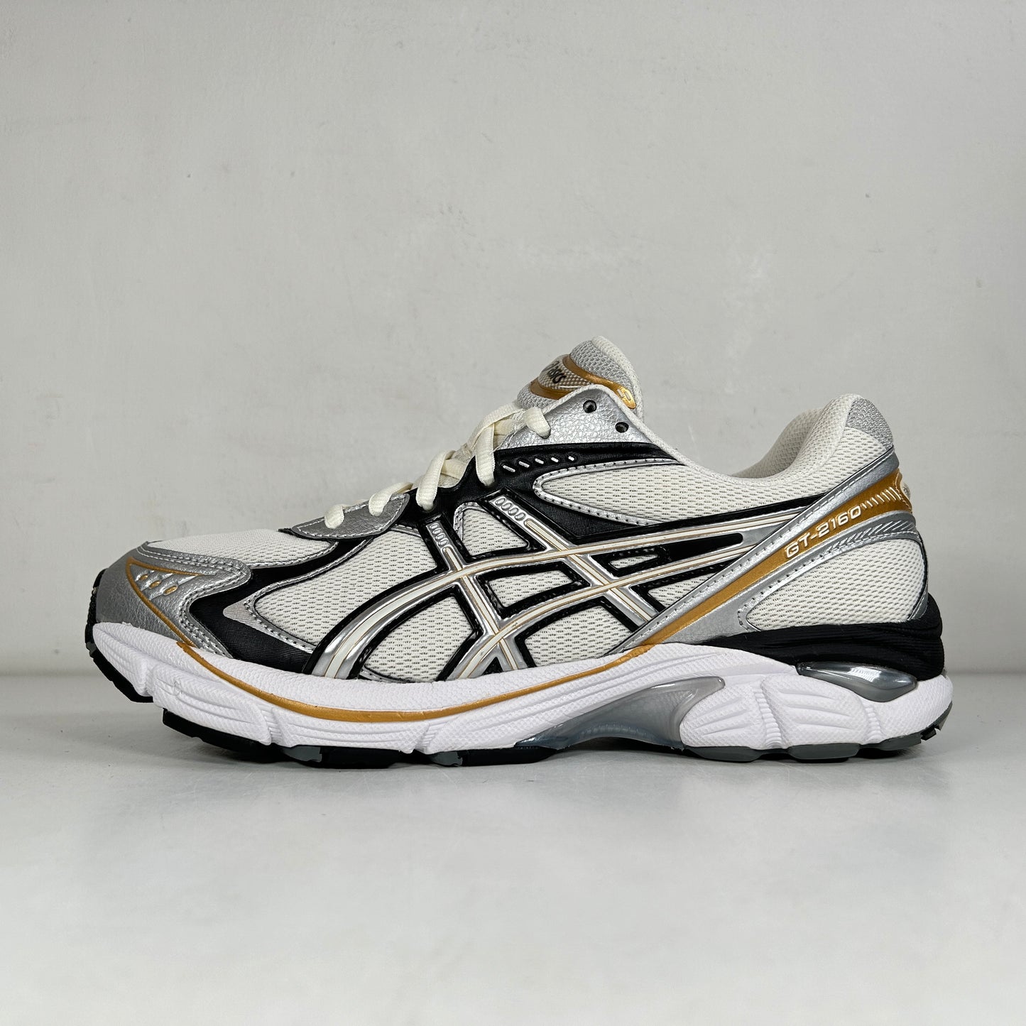 1203A320 100 ASICS GT-2160 Cream Pure Silver Gold [USED] - 7.5 M (Used)
