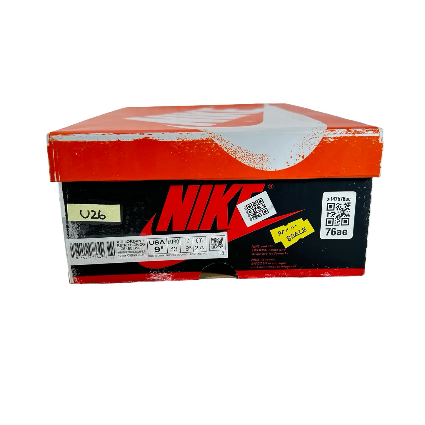 DZ5485 612 Jordan 1 Retro High OG Chicago Lost And Found [USED] - 9.5 M (Used26)