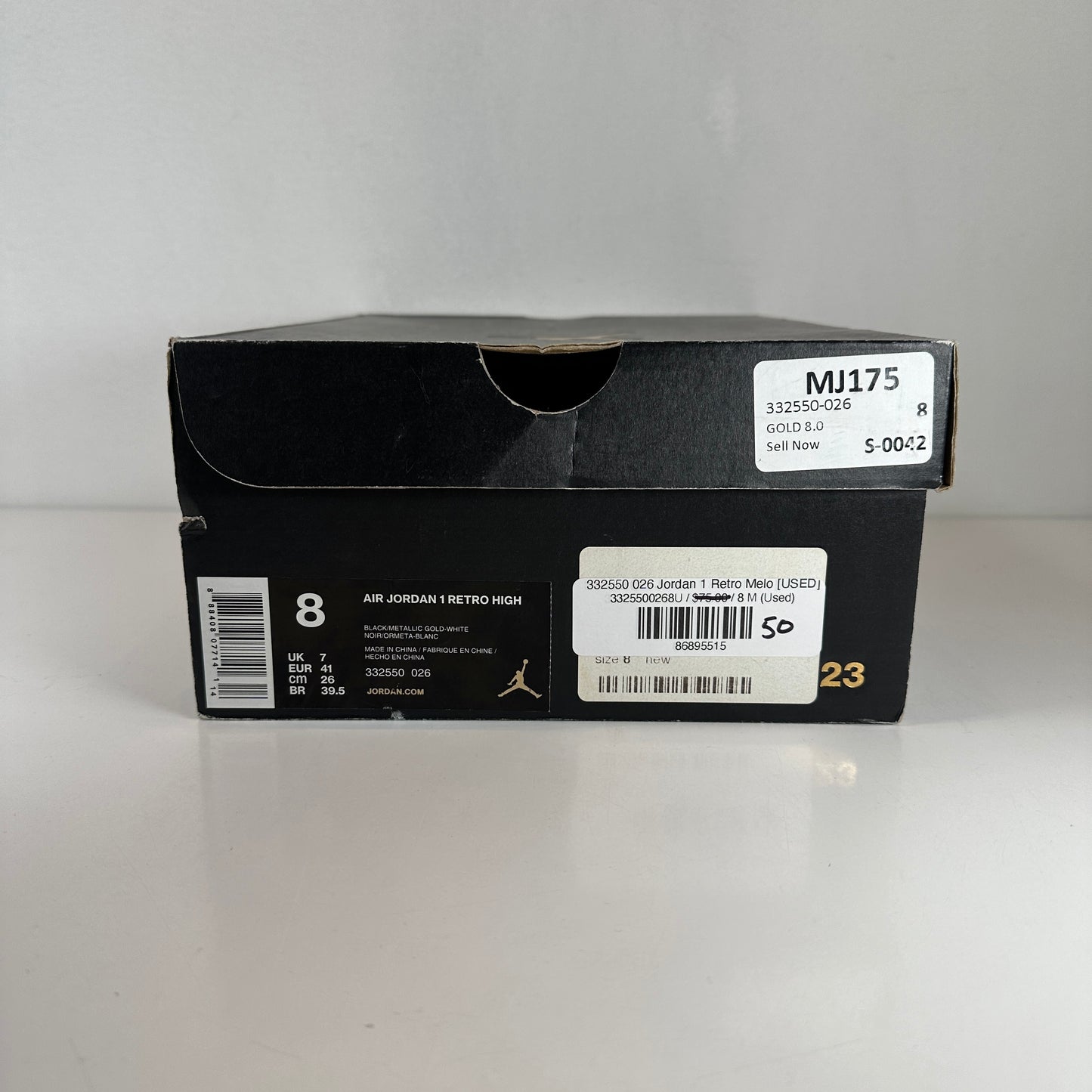 332550 026 Jordan 1 Retro Melo [USED] - 8 M (Used)