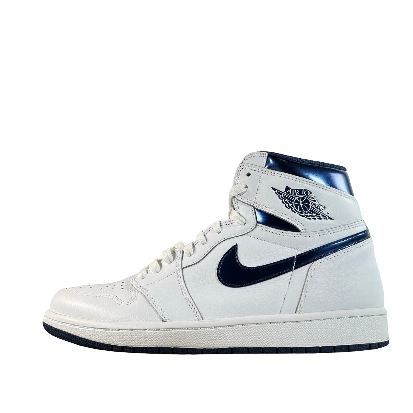 555088 106 Air Jordan 1 Retro High OG Metallic Navy 2016 [USED] - 10 (Used)