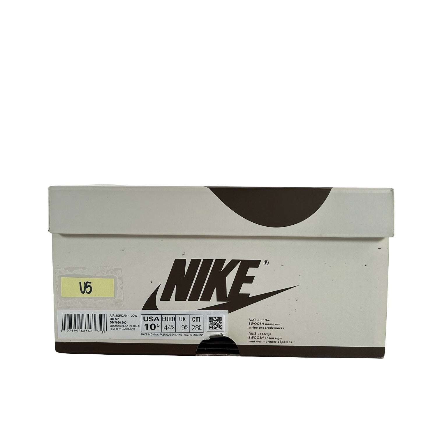 DM7866 200 Jordan 1 Retro Low OG SP Travis Scott Medium Olive [USED] - 10.5 M (Used5)