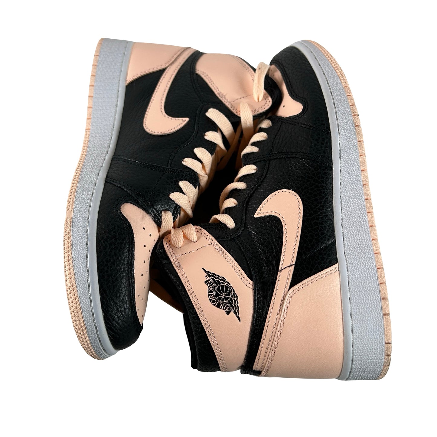575441 081 Jordan 1 Retro High Black Crimson Tint (GS) [USED] - 7 Y (Used2)
