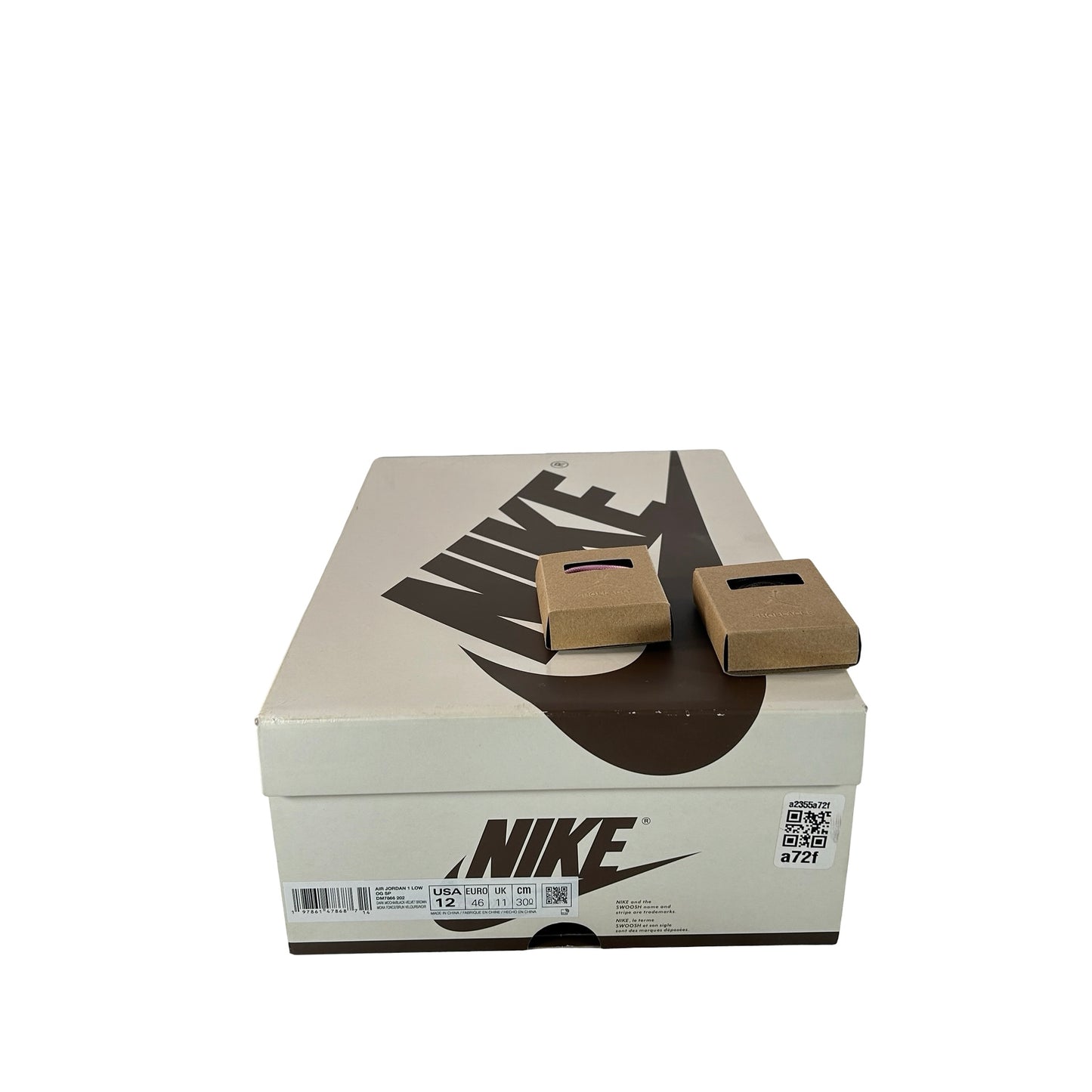 DM7866 202 Jordan 1 Retro Low OG SP Travis Scott Velvet Brown [USED] - 12 (Used)