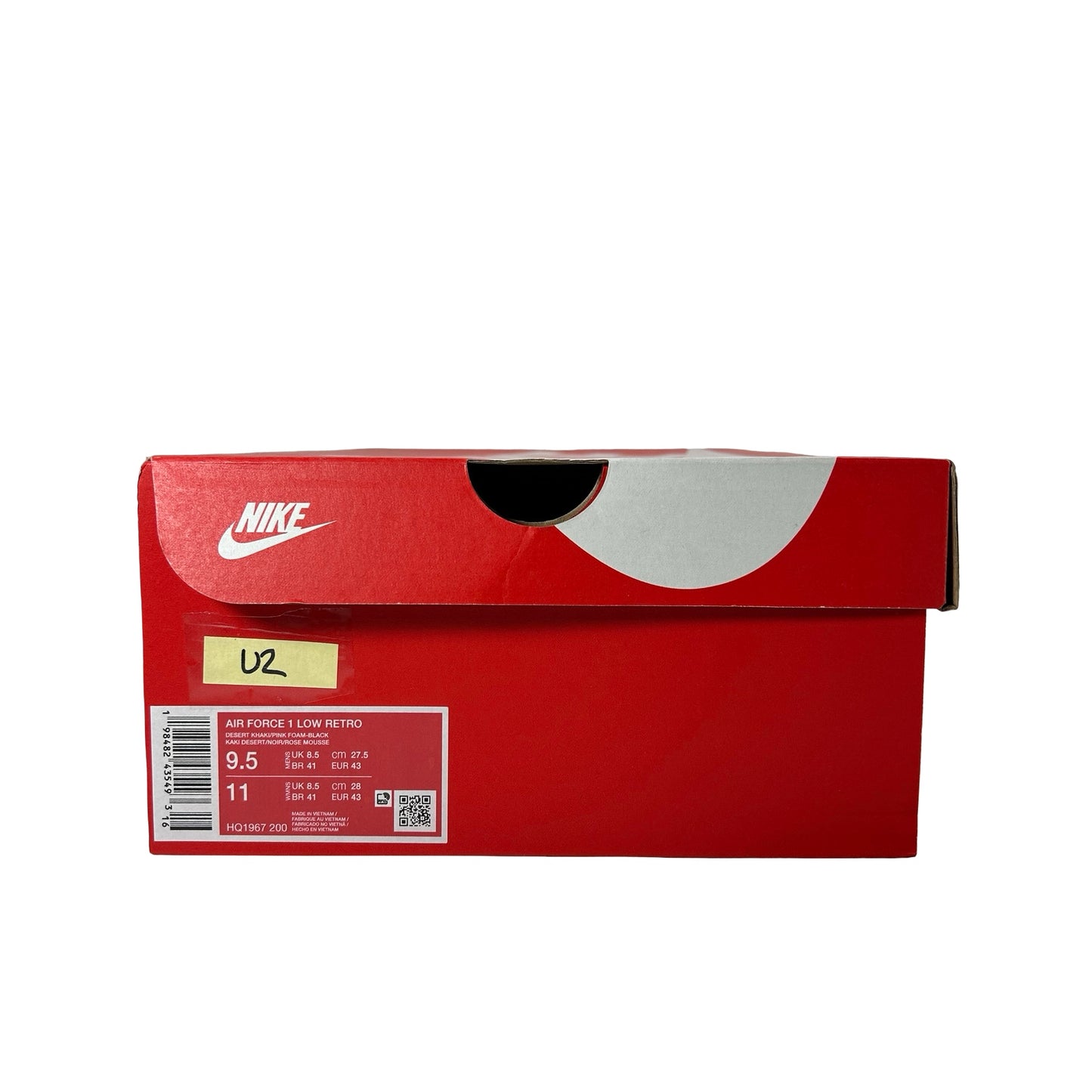 HQ1967 200 Nike Air Force 1 Low '07 LV8 Patent Camo Pink [USED] - 9.5 M (Used2)