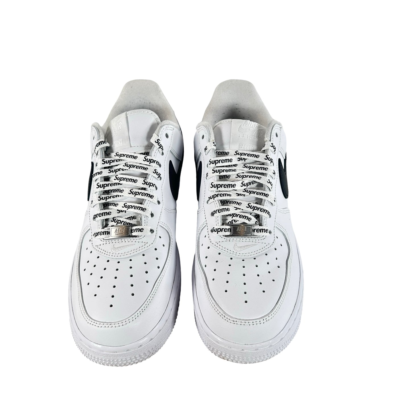 CU9225 102 Nike Air Force 1 Low Supreme White Black [USED] - 8 M (Used2)