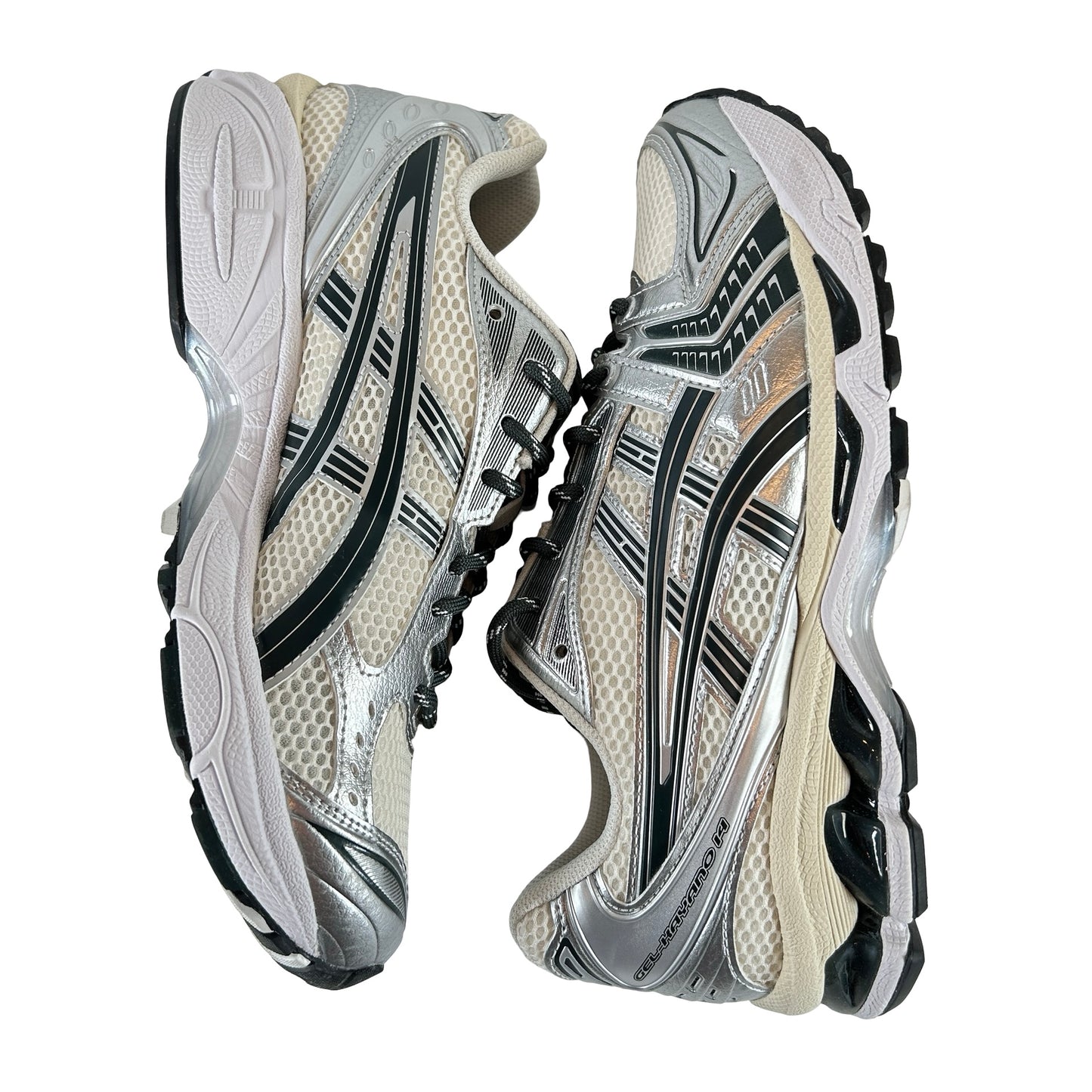 1203A566 100 ASICS Gel-Kayano 14 Kith Cream Scarab (2024) [USED] - 8.5 M (Used)