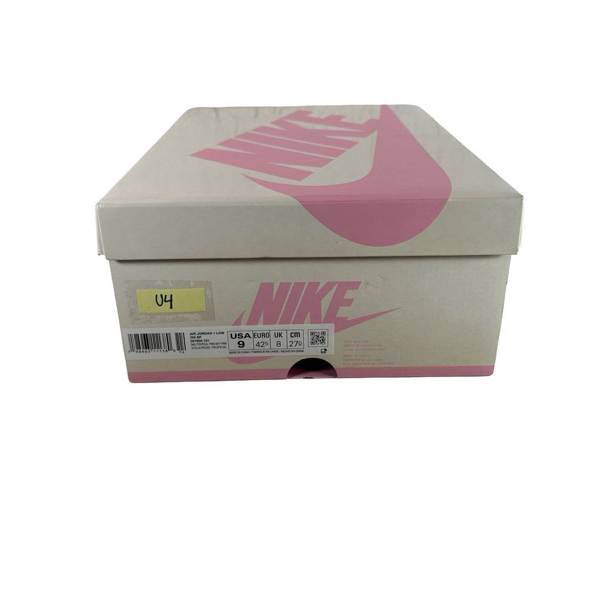 IQ7604 101 Jordan 1 Retro Low OG SP Travis Scott Sail Tropical Pink [USED] - 9 M (Used4)