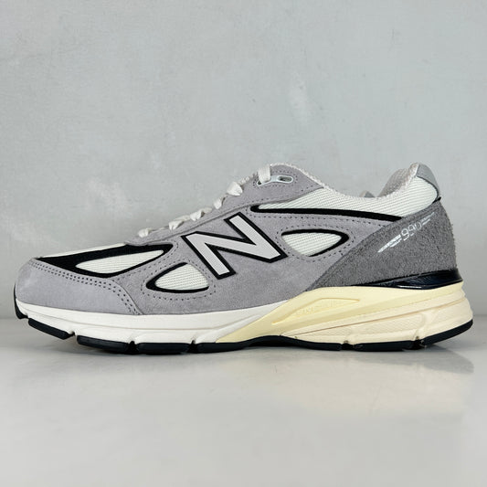 U990TG4 New Balance 990v4 MiUSA Teddy Santis Grey Black Cream [USED] - 10 M (Used)